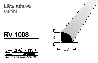 Lita RV1008 nastav.smrk 2400mm