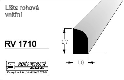 Lita RV1710 nastav. smrk 2400 mm