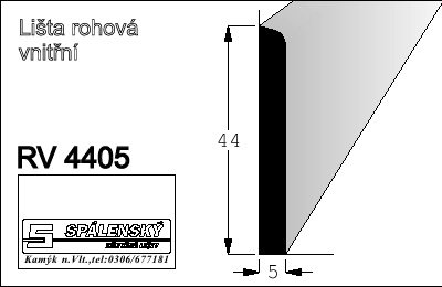 Lita RV4405 nastav smrk 2400 mm