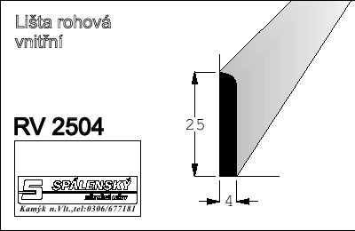 Lita RV2504 nastav.smrk 2400 mm